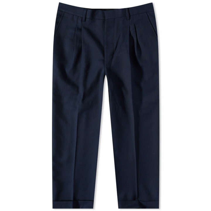 Photo: AMI Men's Carott Fit Trouser in Nautic Blue