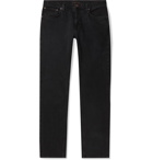 Nudie Jeans - Lean Dean Slim-Fit Tapered Stretch-Denim Jeans - Black