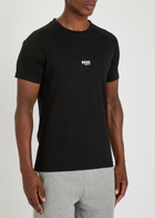 Boss Logo-print Cotton T-shirt Black