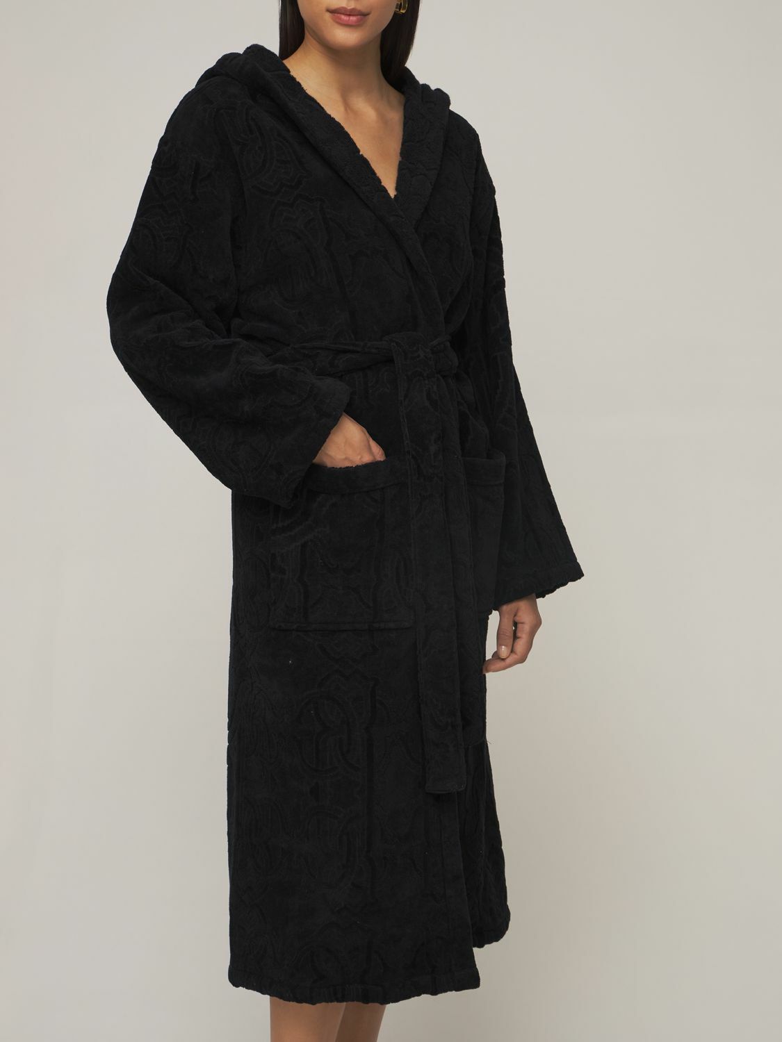 ROBERTO CAVALLI Araldico Cotton Bathrobe