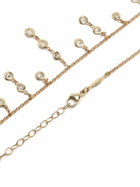 Jacquie Aiche 14K Yellow Gold Shower Drop Shaker Diamond Necklace