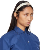 Sophie Buhai Off-White Thin Bessette Headband
