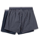 Hugo Boss - Two-Pack Cotton Boxer Shorts - Blue