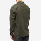 YMC Men's Dean Flannel Button Down Shirt in Green