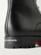 Christian Louboutin - Trapman Leather Lace-Up Boots - Black