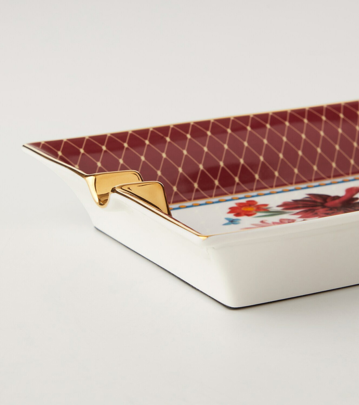 La DoubleJ Birdbloom porcelain ashtray