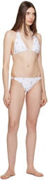 TheOpen Product White Floral Bikini