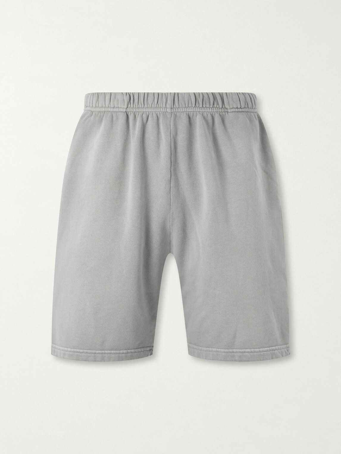 Les Tien - Rider Straight-Leg Cotton-Jersey Drawstring Shorts - Gray