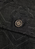 Casablanca Laser Monogram Denim Shirt Black