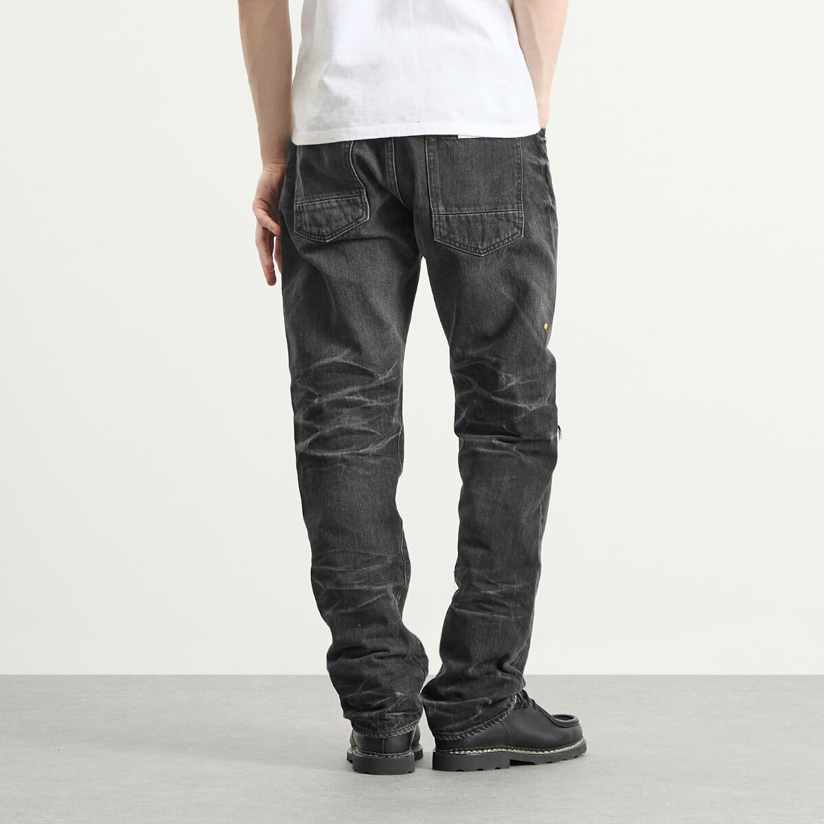 Mastercraft Union Men's Edo Straight Fit Jeans in Black
