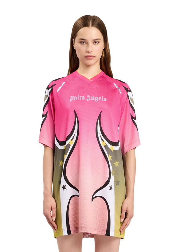 Photo: Palm Angels Racing T-Shirt Dress