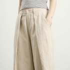 YMC Women's Deadbeat Linen Trousers in Stone