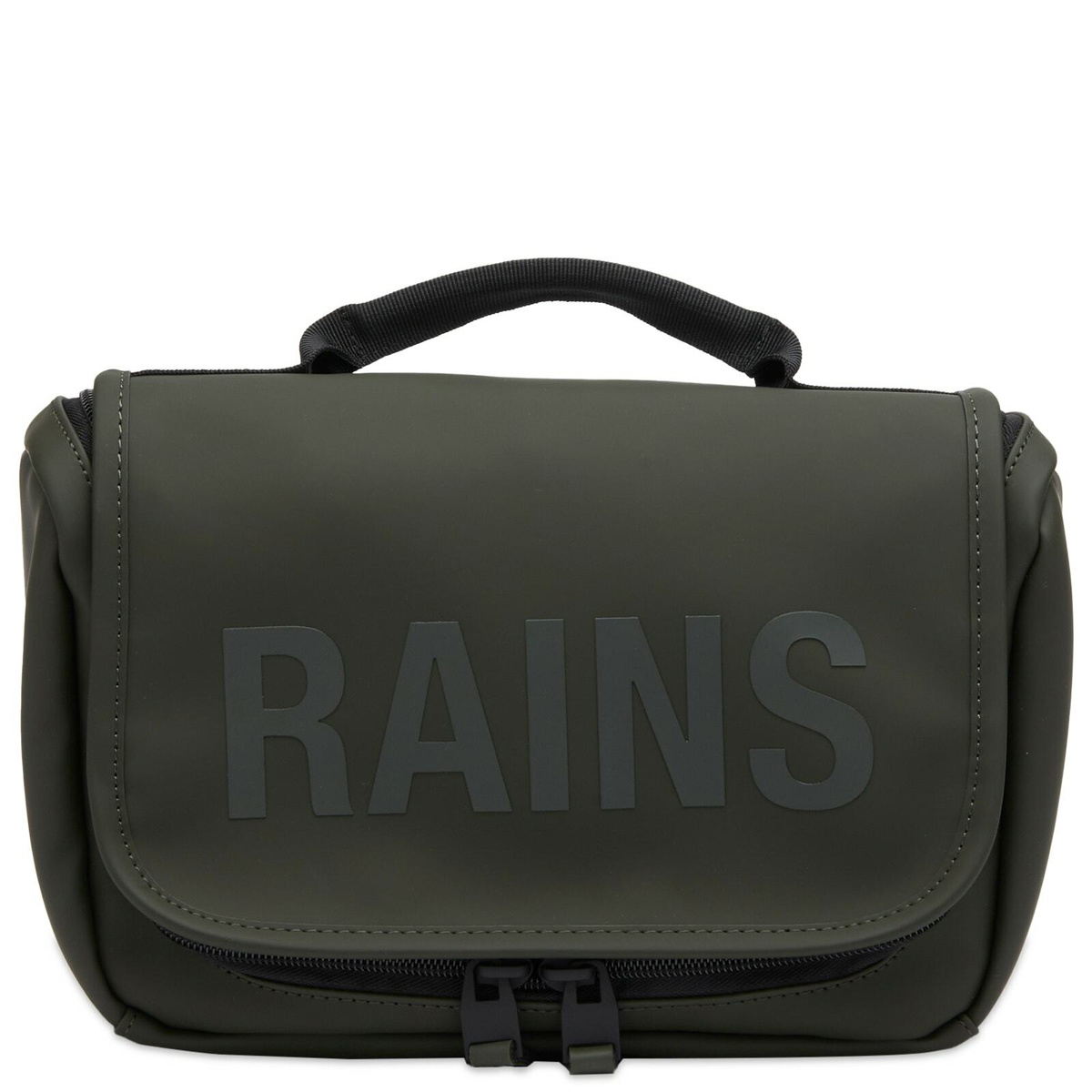 Rains Men's Texel Wash Bag in Green Rains