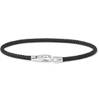 Miansai - Knox Sterling Silver and Cord Bracelet - Black