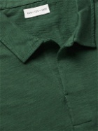 Hamilton And Hare - Slub Cotton-Blend Jersey Polo Shirt - Green
