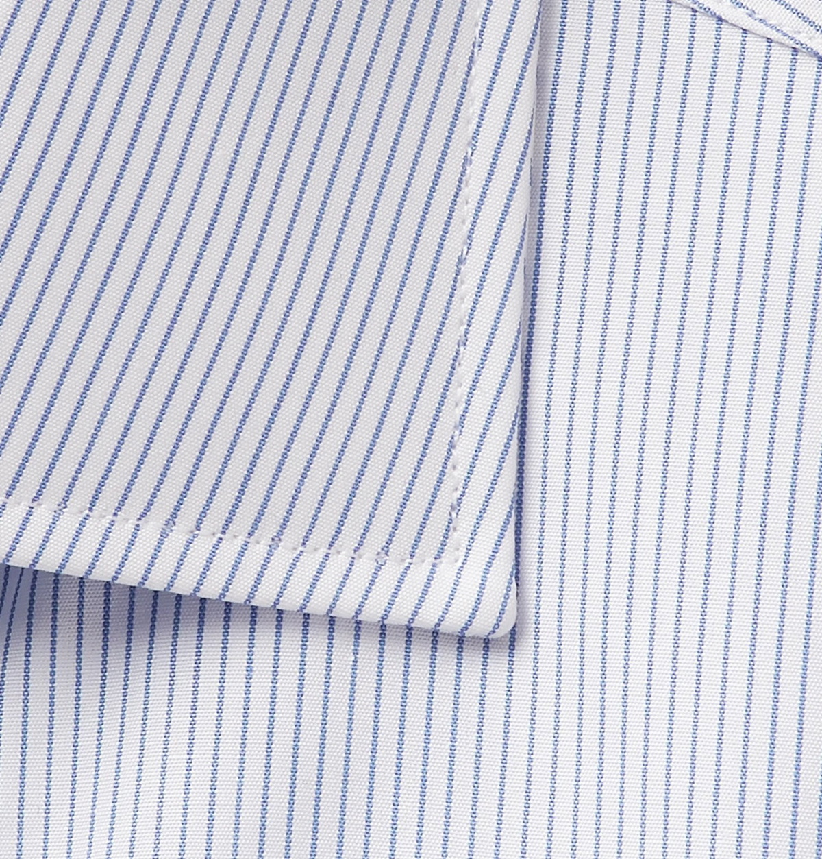 Turnbull & Asser - Navy Cutaway-Collar Striped Cotton Shirt - Blue ...