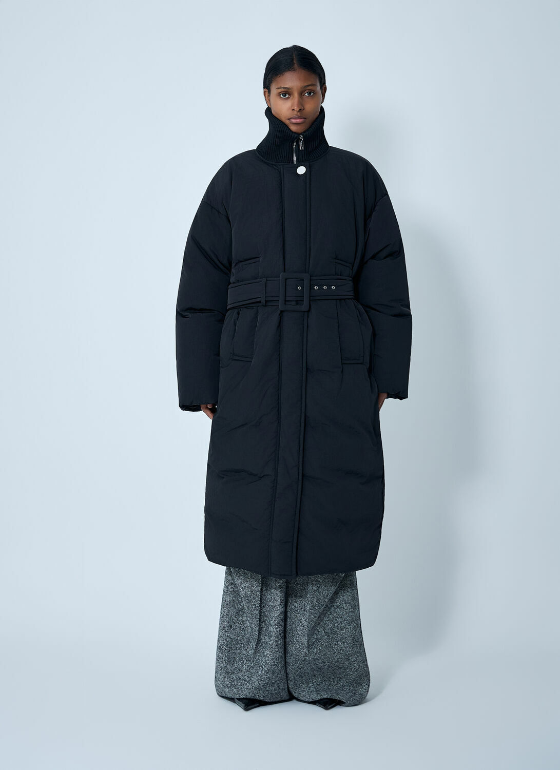Sportmax Belted Quilted Coat