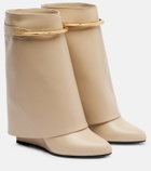Givenchy Shark leather mid-calf boots