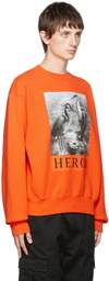 Heron Preston Orange Heron Sweatshirt