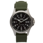 Timex Expedition Field Post Solar 41mm Watch in Black/Green 