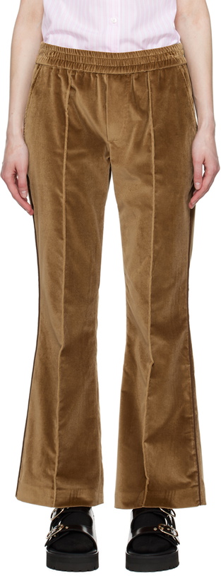 Photo: Ernest W. Baker Tan Flare Trousers