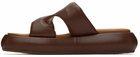 Eckhaus Latta Brown Zee Slides