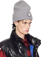 Moncler Genius Moncler x Palm Angels Gray Tricot Beanie