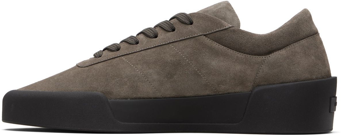Fear of God Brown Suede Aerobic Low Sneakers