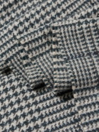 Johnstons of Elgin - Fringed Houndstooth Wool Scarf