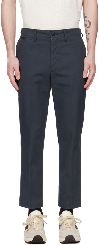 Photo: visvim Navy Tapered Trousers