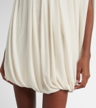 Xu Zhi Embellished draped minidress