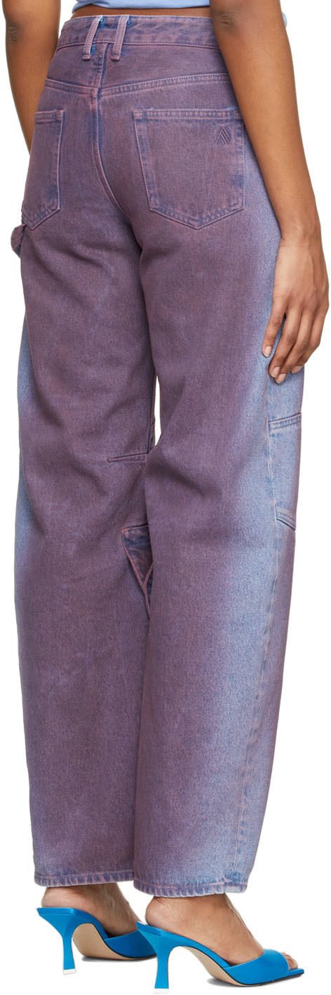 The Attico Purple Nox Jeans The Attico