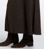 Ralph Lauren Collection Windi silk and wool-blend maxi dress
