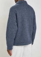 The Elder Statesman Hunter Zip-through Cashmere Jacket Blue