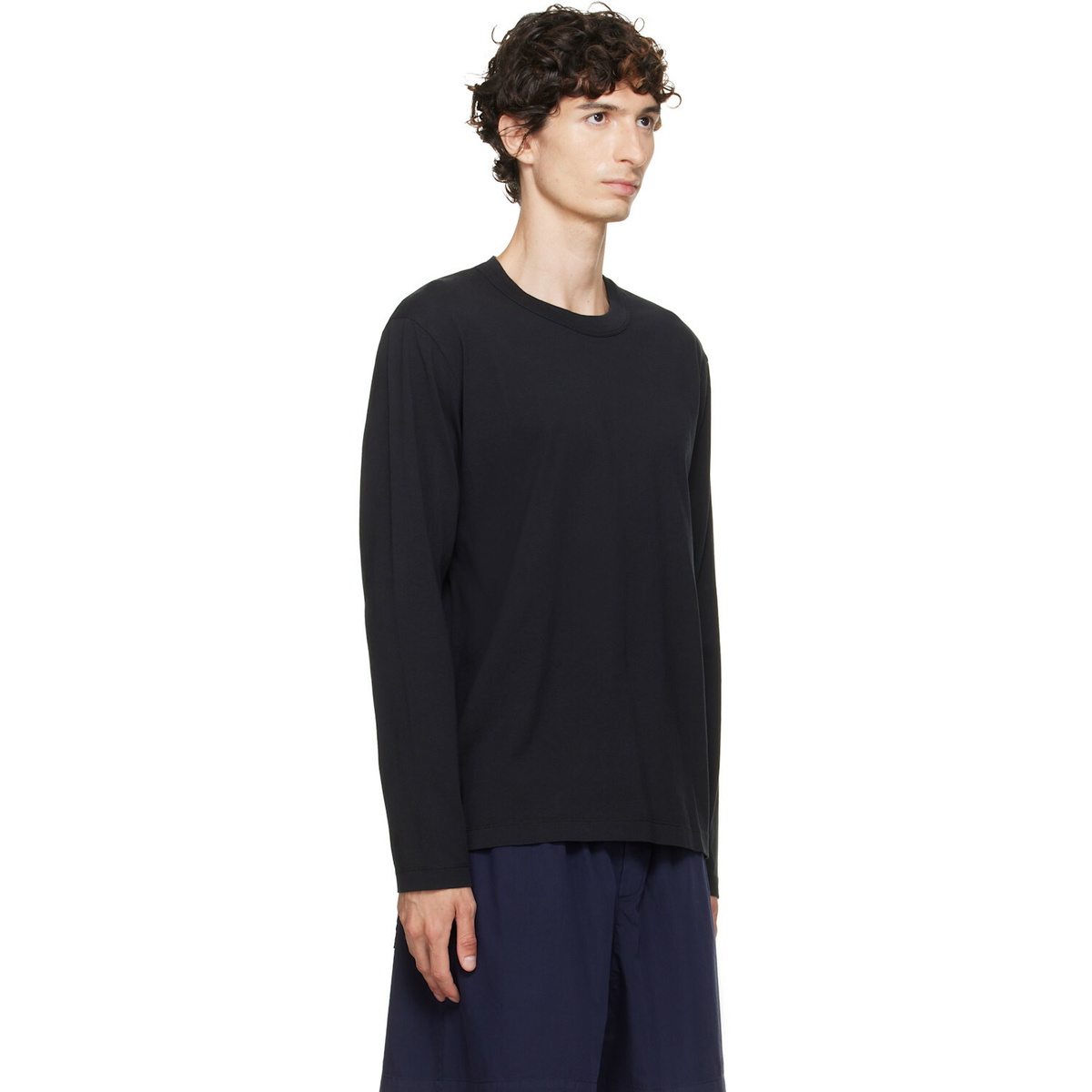 Tekla Black Long-Sleeved T-shirt