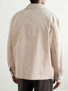 De Bonne Facture - Cotton and Linen-Blend Corduroy Overshirt - Neutrals