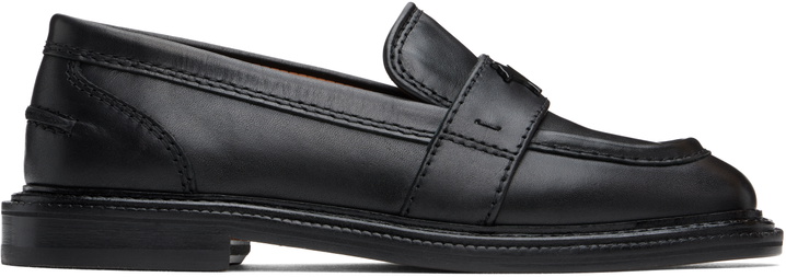 Photo: Maison Kitsuné Black Leather Loafers