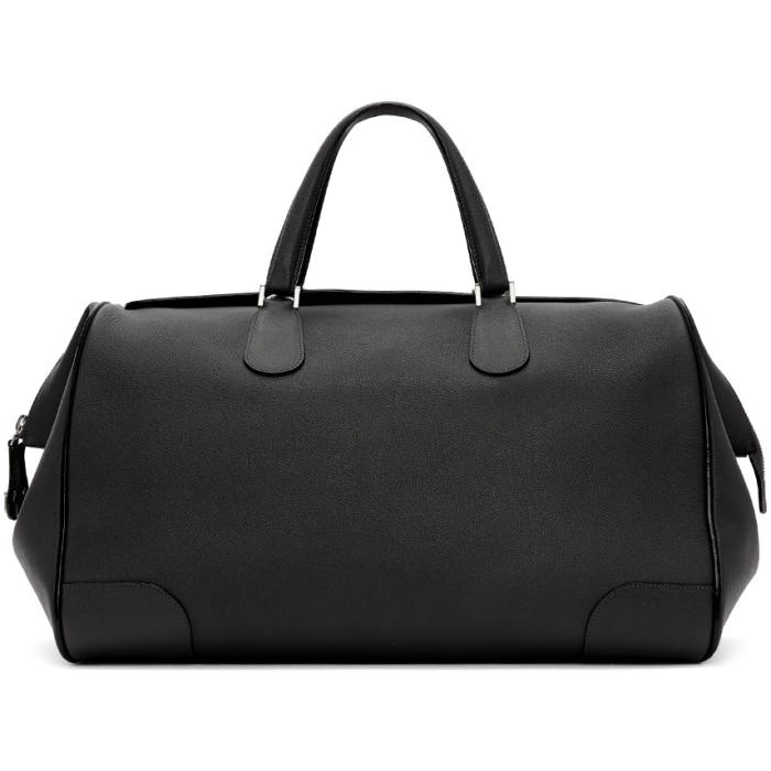 Photo: Valextra Grey Leather Travel Bag 
