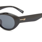 Le Specs Le Bijou Sunglasses in Black/Smoke Mono 