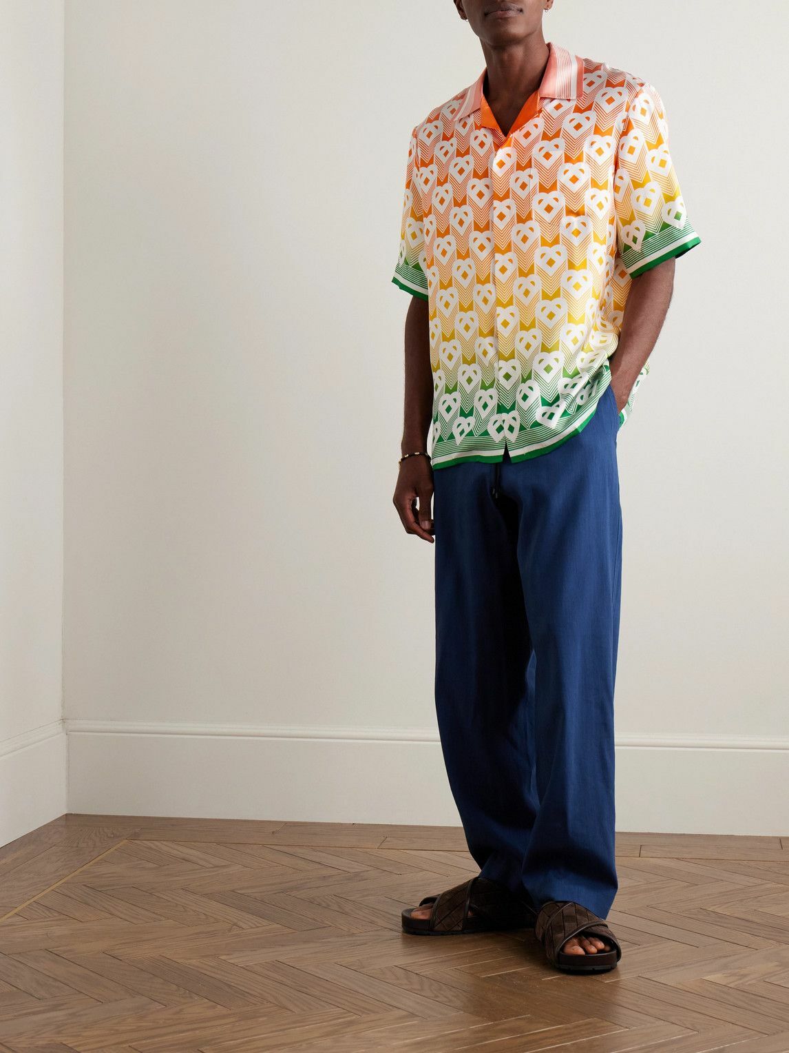 Casablanca - Printed Silk-Twill Shirt - Multi Casablanca