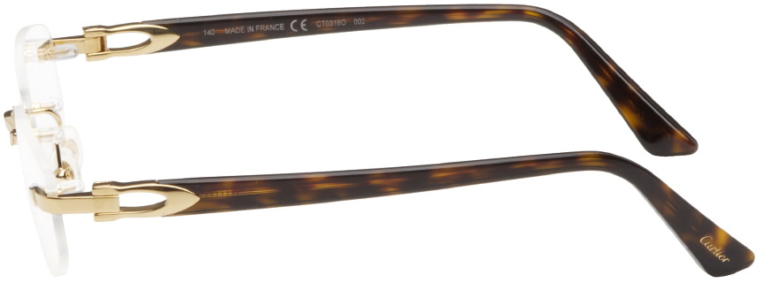 Cartier Tortoiseshell C de Cartier C D cor Glasses Cartier