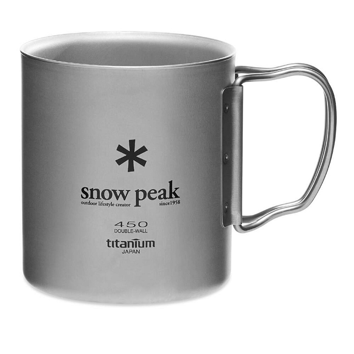 Photo: Snow Peak Titanium Double Wall Cup in 450ml