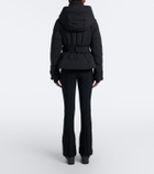 Perfect Moment Waisted belted down ski jacket