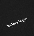 Balenciaga - Logo-Print Cotton-Jersey T-Shirt - Men - Black