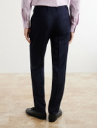 Kiton - Straight-Leg Virgin Wool Suit Trousers - Blue