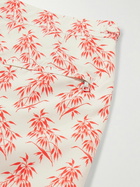 Orlebar Brown - Bulldog Slim-Fit Mid-Length Printed Swim Shorts - Red