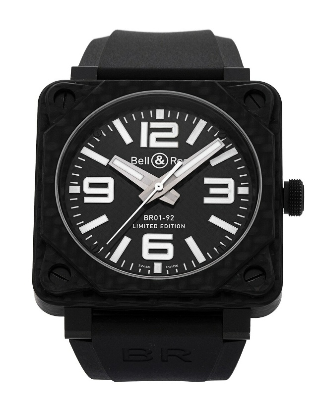 Photo: Bell and Ross BR01-92 Carbon Fibre