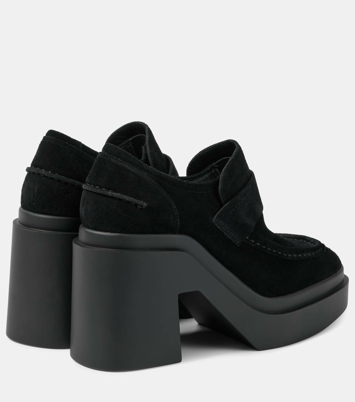 Clergerie Netta suede loafer pumps
