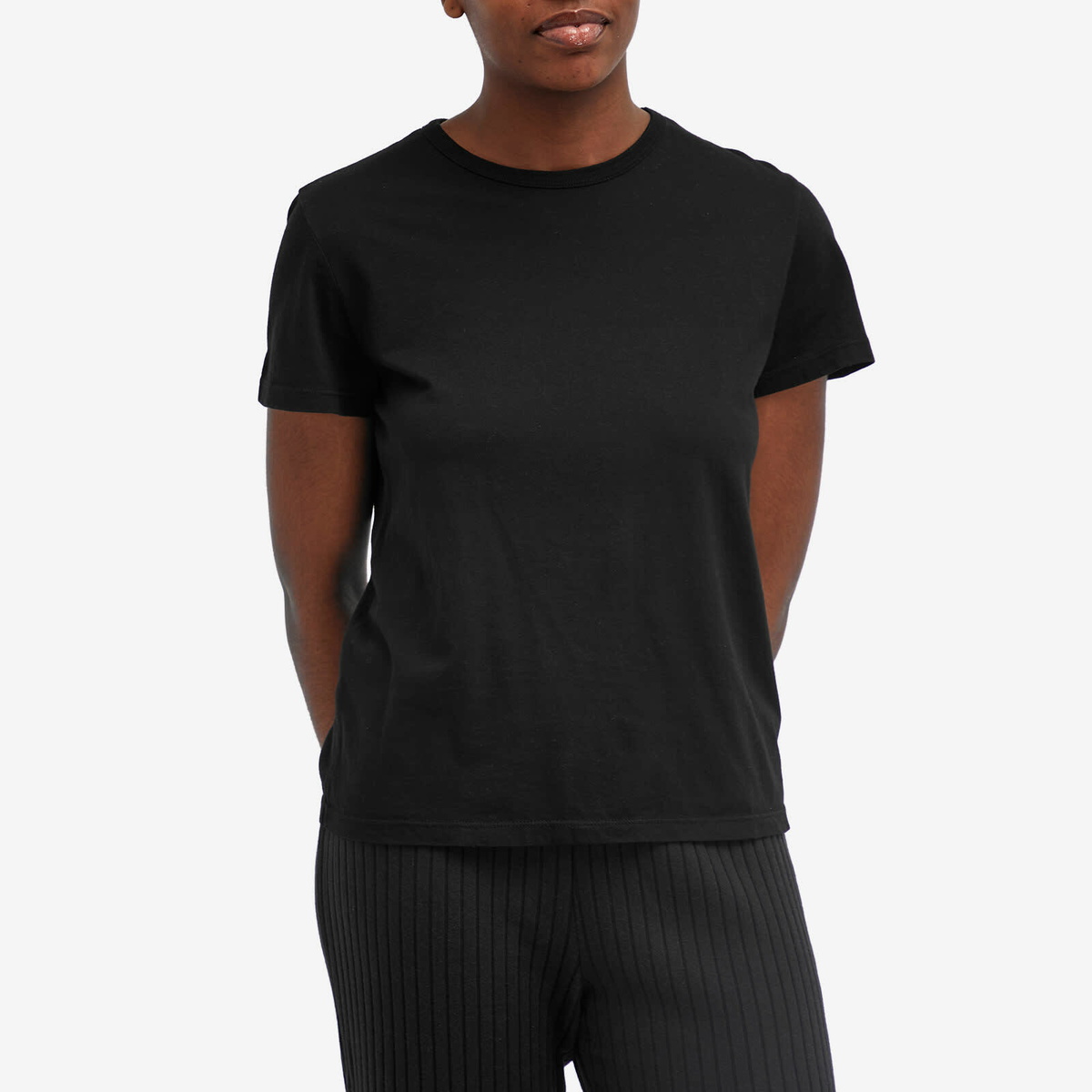 DONNI. Women's Jersey Relaxed T-Shirt in Jet