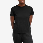 DONNI. Women's Jersey Relaxed T-Shirt in Jet